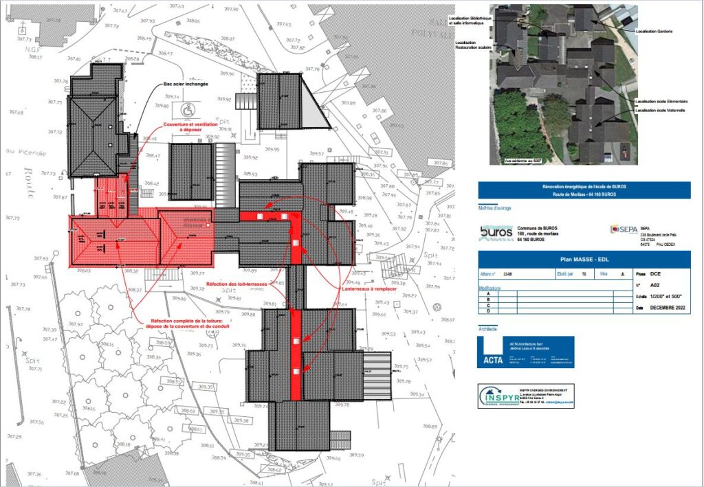 Ouvrir la photo de la Rénovation énergétique et réfection des toitures de l’école en grand